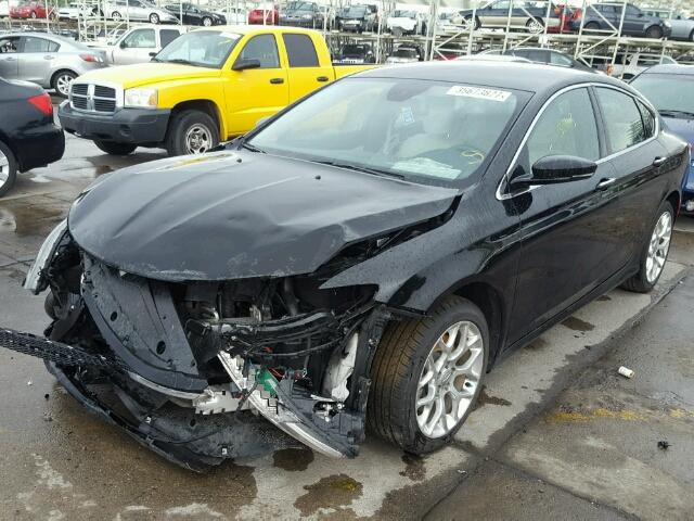 1C3CCCEG3GN118377 - 2016 CHRYSLER 200 C BLACK photo 2