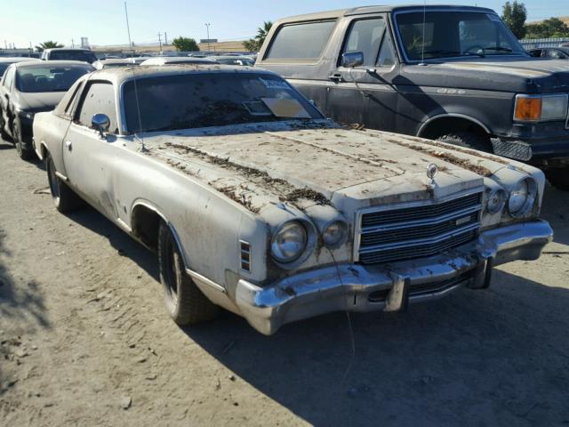 XS22J7R177712 - 1977 DODGE CHARGER WHITE photo 1