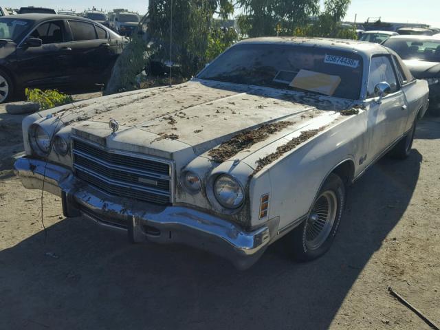 XS22J7R177712 - 1977 DODGE CHARGER WHITE photo 2