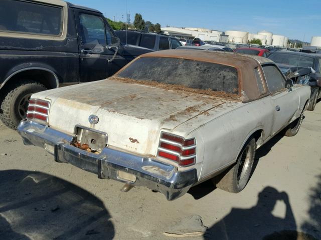 XS22J7R177712 - 1977 DODGE CHARGER WHITE photo 4