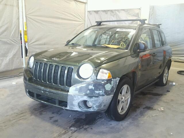 1J8FT47WX7D221877 - 2007 JEEP COMPASS SP GREEN photo 2