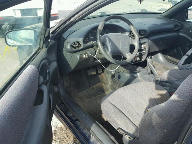 1G2JB124917130926 - 2001 PONTIAC SUNFIRE SE BLUE photo 9