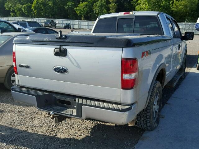 1FTPX14514NB78188 - 2004 FORD F150 SILVER photo 4