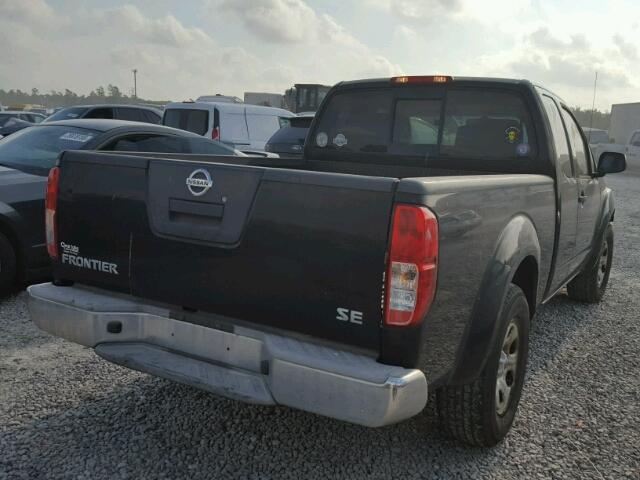 1N6BD06T78C414690 - 2008 NISSAN FRONTIER K BLACK photo 4