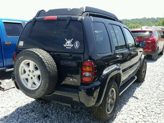 1J4GL38K13W515887 - 2003 JEEP LIBERTY RE BLACK photo 4