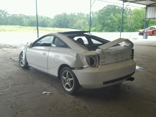 JTDDY38T7Y0002530 - 2000 TOYOTA CELICA GT- WHITE photo 3