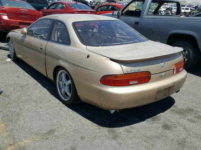 JT8UZ30C3N0015519 - 1992 LEXUS SC 400 GOLD photo 3