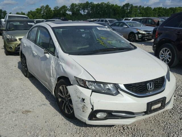 19XFB2F97DE260138 - 2013 HONDA CIVIC EXL WHITE photo 1