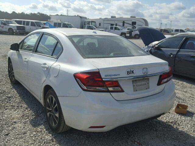 19XFB2F97DE260138 - 2013 HONDA CIVIC EXL WHITE photo 3