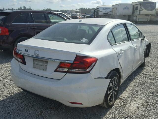 19XFB2F97DE260138 - 2013 HONDA CIVIC EXL WHITE photo 4