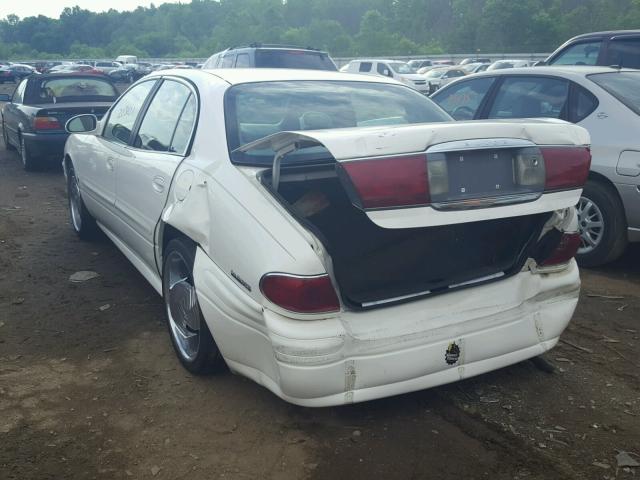 1G4HP54K61U180243 - 2001 BUICK LESABRE CU WHITE photo 3