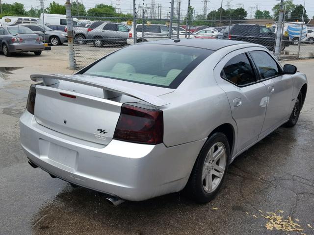 2B3KA53H87H789803 - 2007 DODGE CHARGER R/ SILVER photo 4