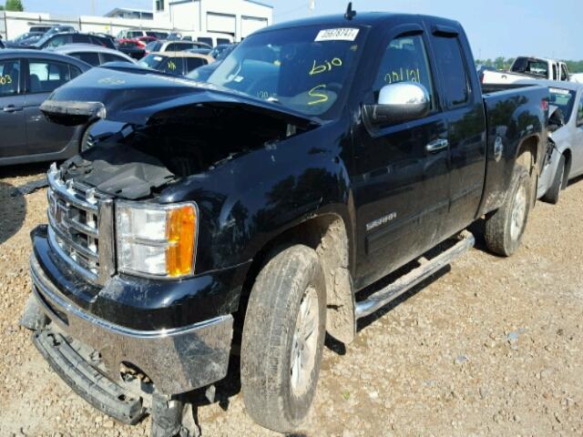 1GTSKVE38AZ245340 - 2010 GMC SIERRA K15 BLACK photo 2