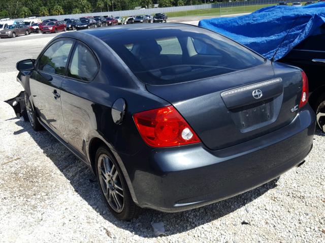 JTKDE177550039050 - 2005 TOYOTA SCION TC 灰色 照片 3