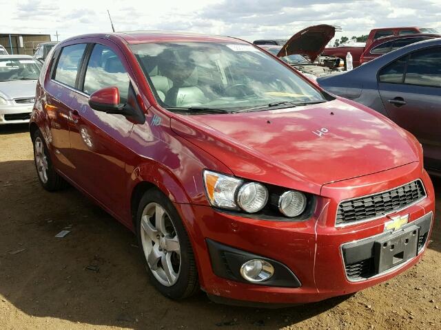 1G1JE6SHXC4151820 - 2012 CHEVROLET SONIC LTZ RED photo 1