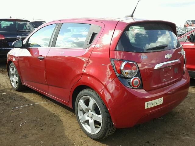 1G1JE6SHXC4151820 - 2012 CHEVROLET SONIC LTZ RED photo 3