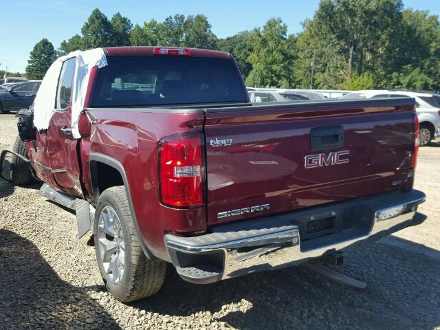 3GTU2VEC4EG439443 - 2014 GMC SIERRA K15 MAROON photo 3