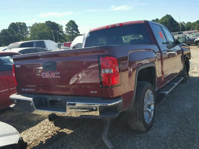 3GTU2VEC4EG439443 - 2014 GMC SIERRA K15 MAROON photo 4