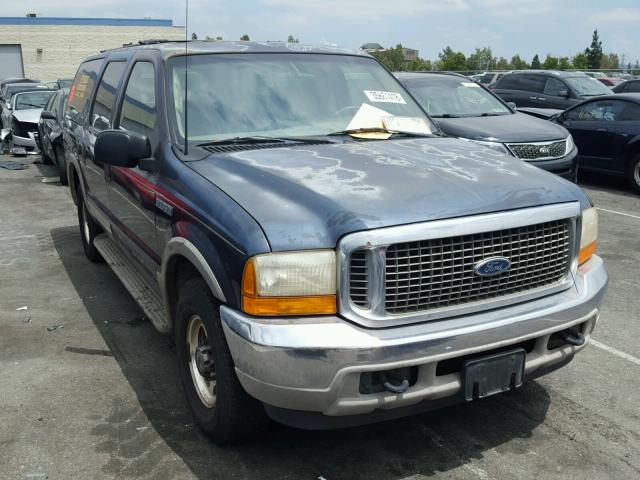 1FMNU42S2YED24495 - 2000 FORD EXCURSION BLUE photo 1