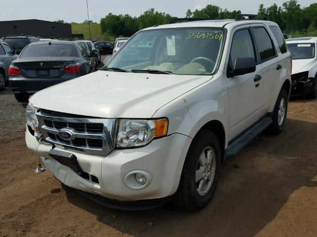 1FMCU9DG9CKC85282 - 2012 FORD ESCAPE XLT WHITE photo 2