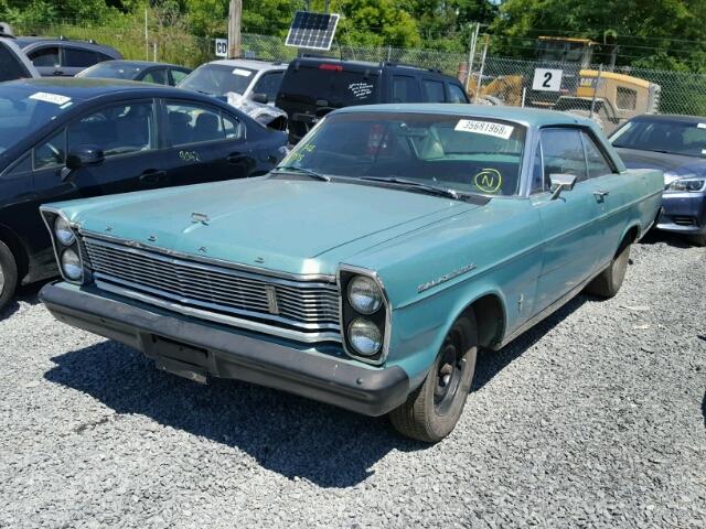 5U66X185156 - 1965 FORD GALAXY 500 GREEN photo 2