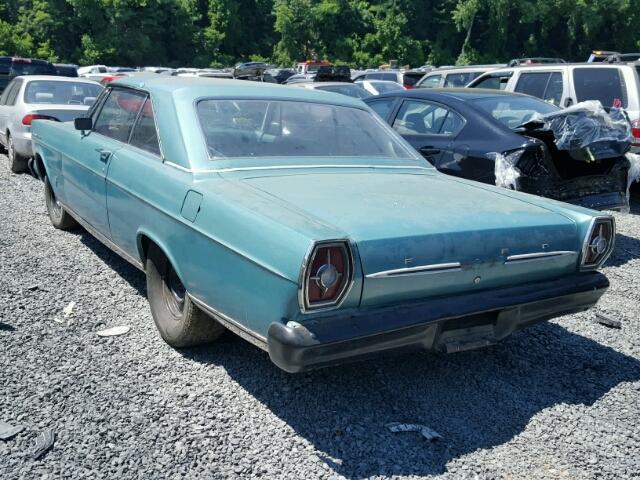 5U66X185156 - 1965 FORD GALAXY 500 GREEN photo 3