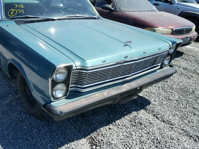 5U66X185156 - 1965 FORD GALAXY 500 GREEN photo 9