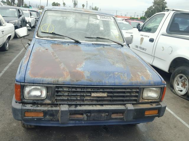 JT4RN55E0F0115328 - 1985 TOYOTA PICKUP 1 T BLUE photo 9