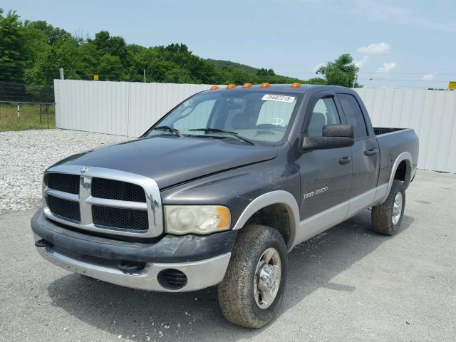 3D7KU28D13G844781 - 2003 DODGE RAM 2500 S CHARCOAL photo 2