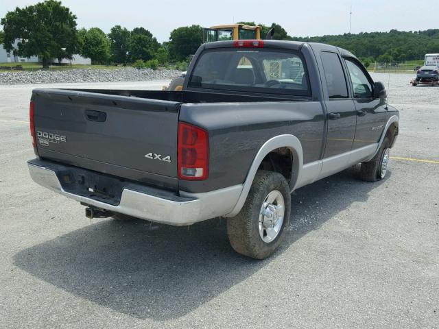3D7KU28D13G844781 - 2003 DODGE RAM 2500 S CHARCOAL photo 4