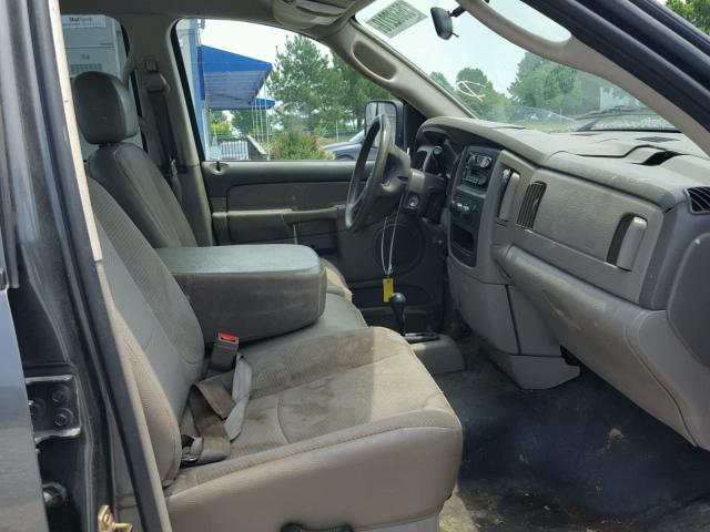 3D7KU28D13G844781 - 2003 DODGE RAM 2500 S CHARCOAL photo 5