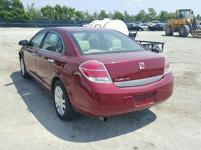 1G8ZV57B39F127231 - 2009 SATURN AURA XR MAROON photo 3