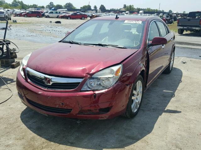 1G8ZV57B39F127231 - 2009 SATURN AURA XR MAROON photo 9