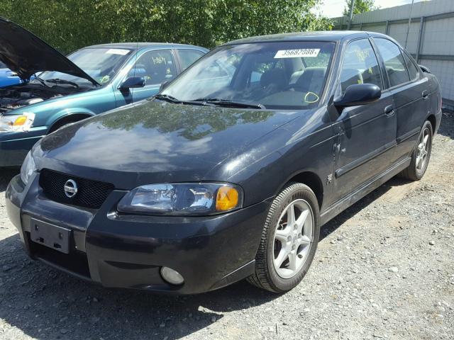 3N1AB51D43L726886 - 2003 NISSAN SENTRA SE- BLACK photo 2