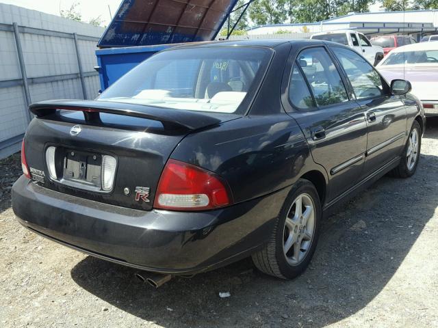 3N1AB51D43L726886 - 2003 NISSAN SENTRA SE- BLACK photo 4