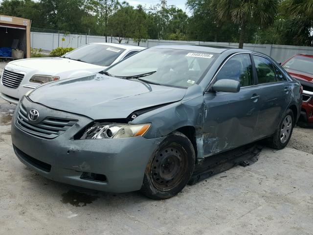 4T1BE46K87U642247 - 2007 TOYOTA CAMRY NEW TEAL photo 2