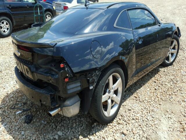 2G1FB1E32D9133716 - 2013 CHEVROLET CAMARO LT BLACK photo 4