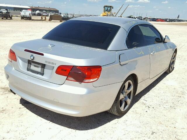 WBAWL13599PX26388 - 2009 BMW 328 SILVER photo 4