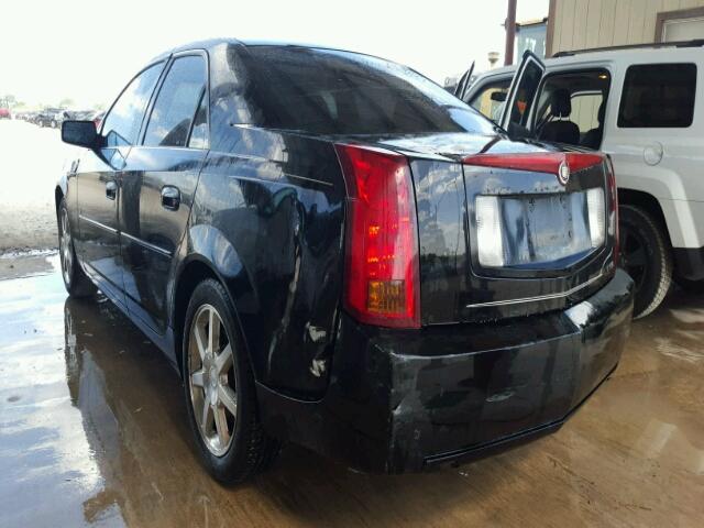 1G6DM577040101425 - 2004 CADILLAC CTS BLACK photo 3