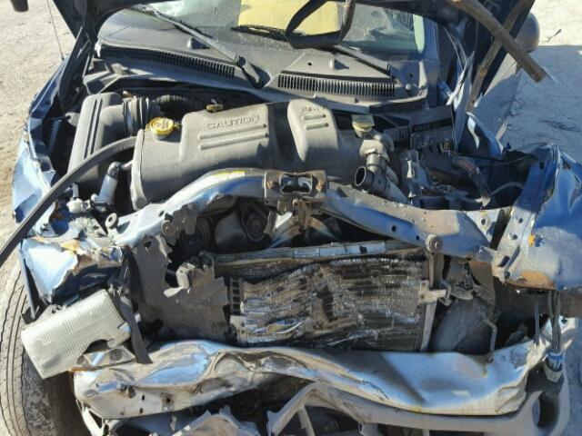 1D7HG48NX4S510281 - 2004 DODGE DAKOTA QUA BLUE photo 7