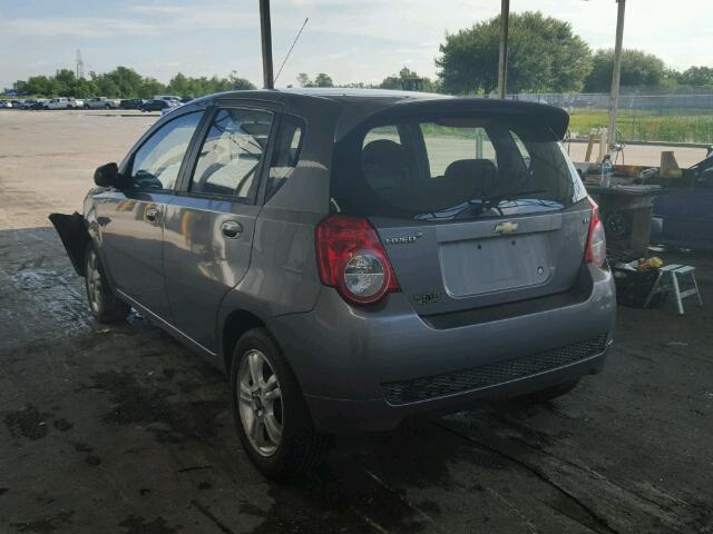 KL1TD6DE1BB251117 - 2011 CHEVROLET AVEO LS GRAY photo 3