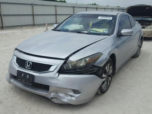 1HGCS12889A000367 - 2009 HONDA ACCORD EXL GRAY photo 2