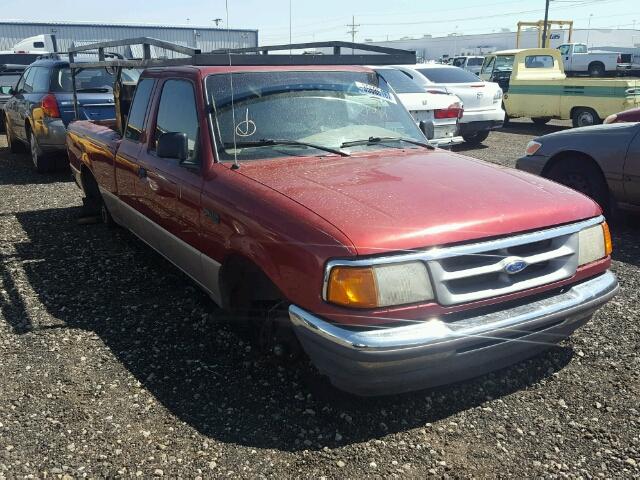 1FTCR14X6VPB09657 - 1997 FORD RANGER SUP RED photo 1