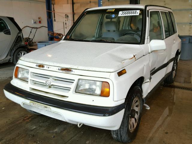 2S3TE02V9V6401537 - 1997 SUZUKI SIDEKICK J WHITE photo 2