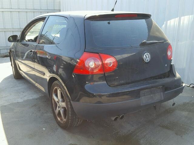 WVWBA71K88W143320 - 2008 VOLKSWAGEN RABBIT BLACK photo 3