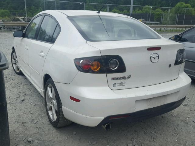 JM1BK323761422779 - 2006 MAZDA 3 S WHITE photo 3