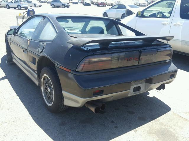 1G2PG9794GP246204 - 1986 PONTIAC FIERO GT BLACK photo 3