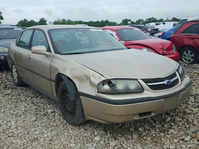 2G1WF52E549244679 - 2004 CHEVROLET IMPALA TAN photo 1