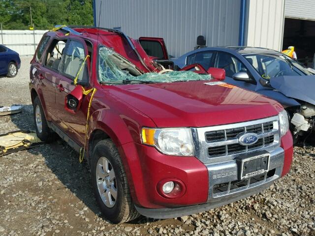 1FMCU9E78BKB67298 - 2011 FORD ESCAPE LIM MAROON photo 1