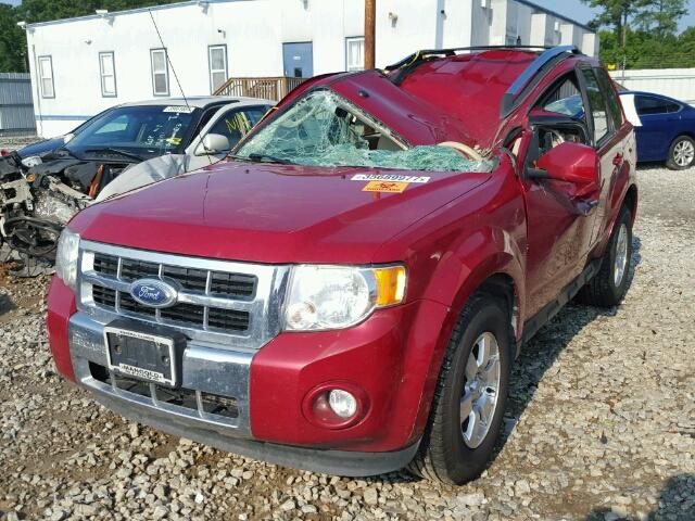 1FMCU9E78BKB67298 - 2011 FORD ESCAPE LIM MAROON photo 10